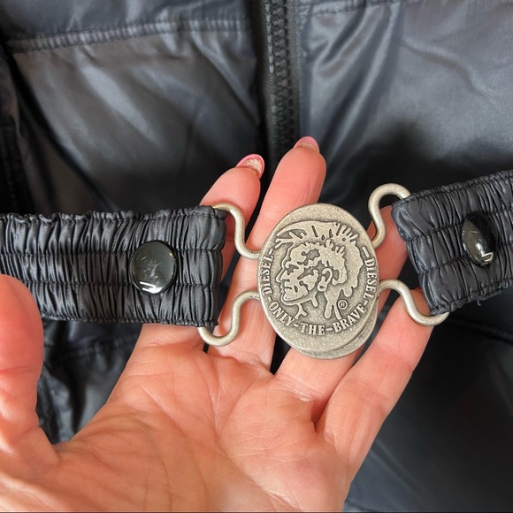 Diesel real down womens belted jacket. - Picture 2 of 10